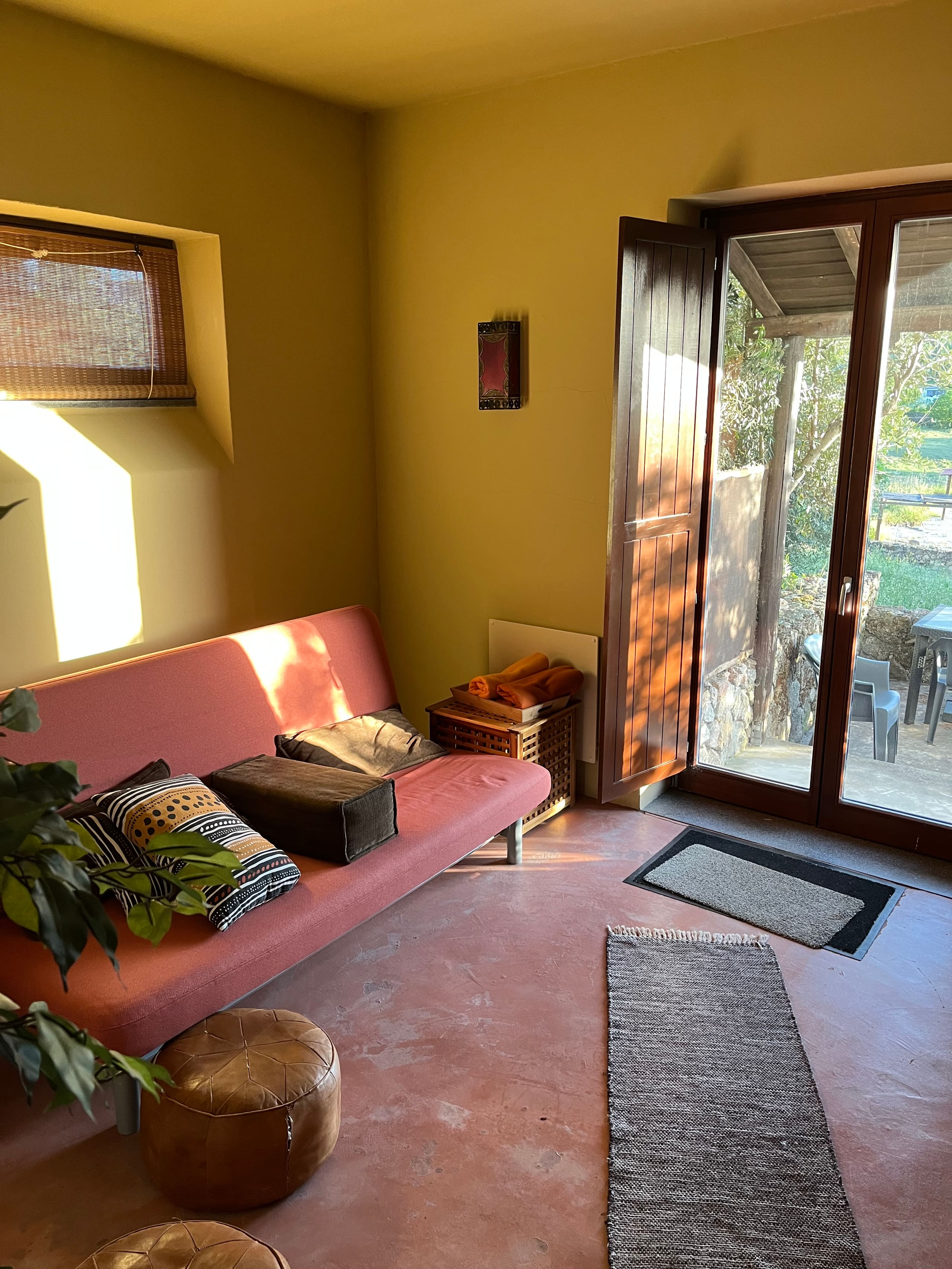Wohnraum der Ferienwohnung Casa Terra.